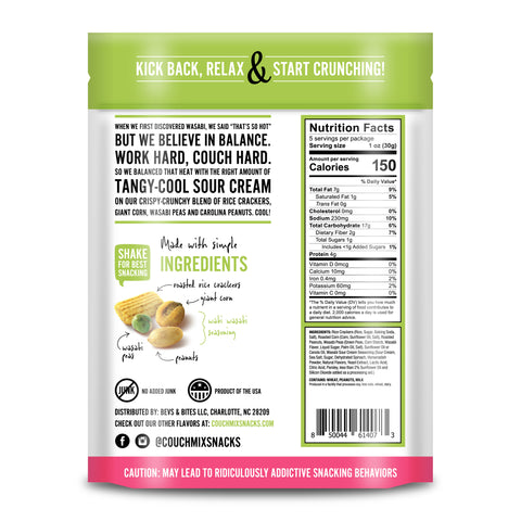Couch Mix® - Sour Cream Wasabi in 2 sizes