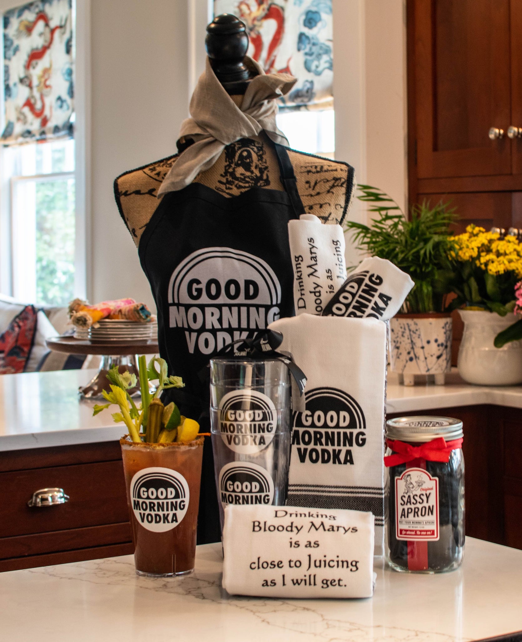 Good Morning Vodka Towel Bruce Julian Heritage Foods