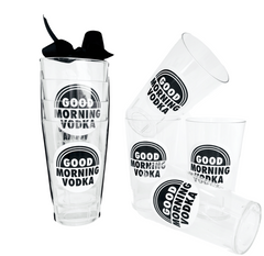 Good Morning Vodka Tumblers, 24 oz - Stack of 4